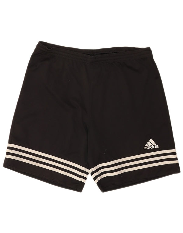Męskie spodenki sportowe Adidas Climalite, średni czarny poliester