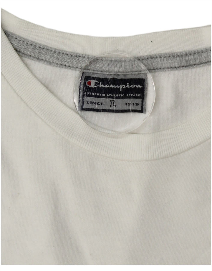 Męski T-shirt Champion z grafiką, duży, biały