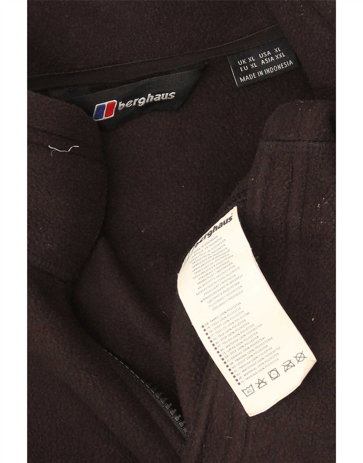 Męska kurtka polarowa Berghaus UK 42 XL, czarna, poliestrowa