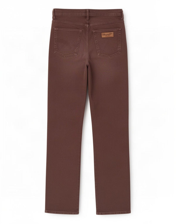 Męskie jeansy Wrangler Arizona Straight W33 L32 Brązowa bawełna