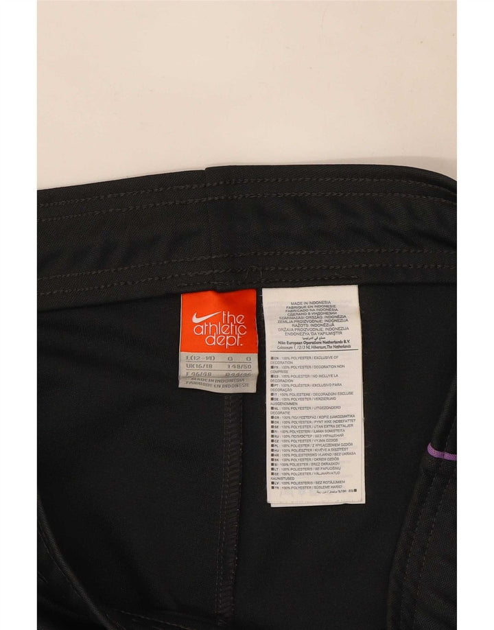 Damskie spodnie dresowe Nike UK 16/18, duże, szare, poliestrowe
