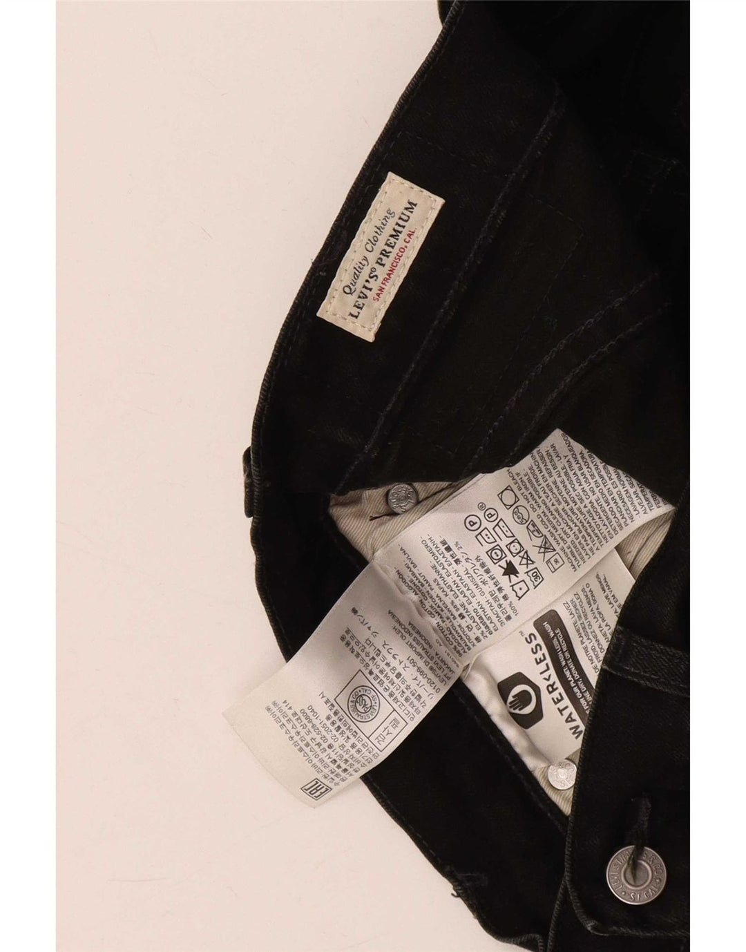 Damskie jeansy Levi's Slim W30 L30 Czarna bawełna