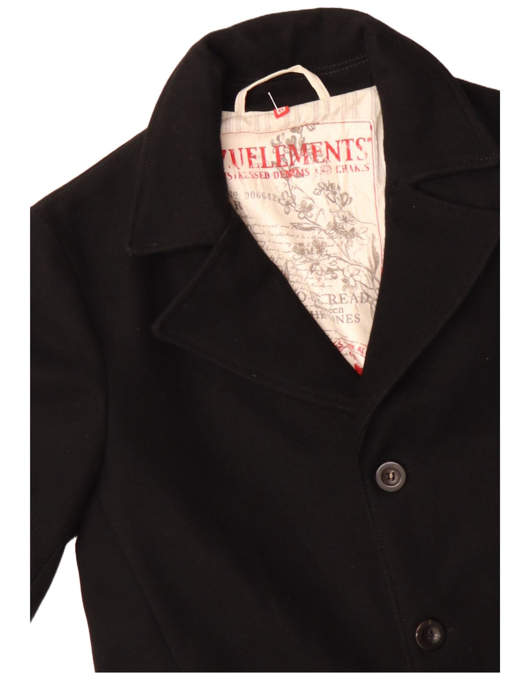 Płaszcz damski Zu Elements UK 18 XL, czarna wełna