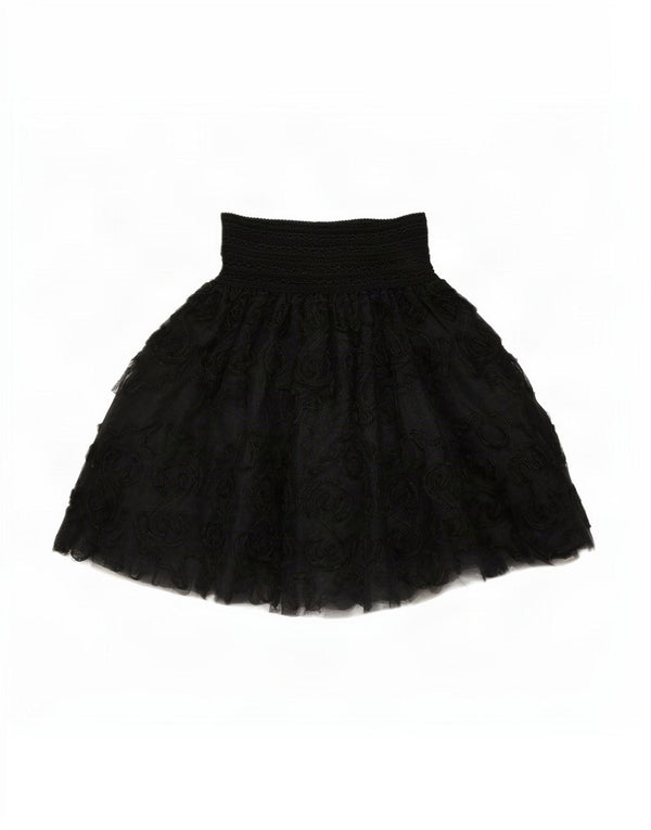 Damska spódnica Tutu z wysokim stanem Blumarine IT 40 Small W26 Czarna Paisley