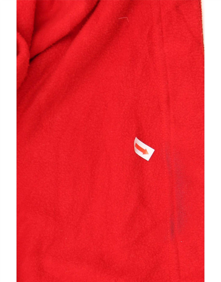 Think Różowy Męski sweter polo XL z poliestru w kolorze czerwonym
