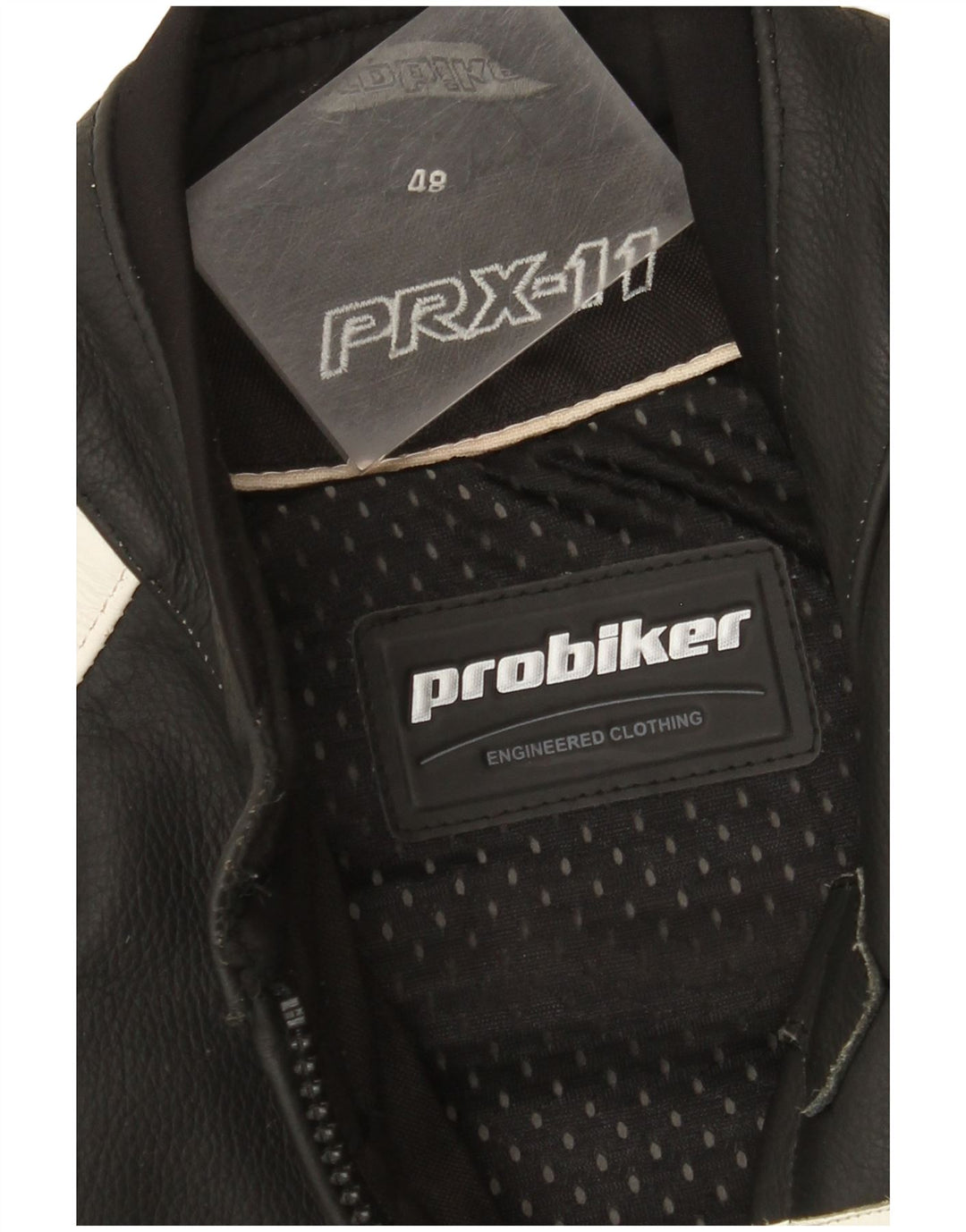 Męska kurtka wyścigowa Probiker Graphic IT 48 w kolorze średniej czerni