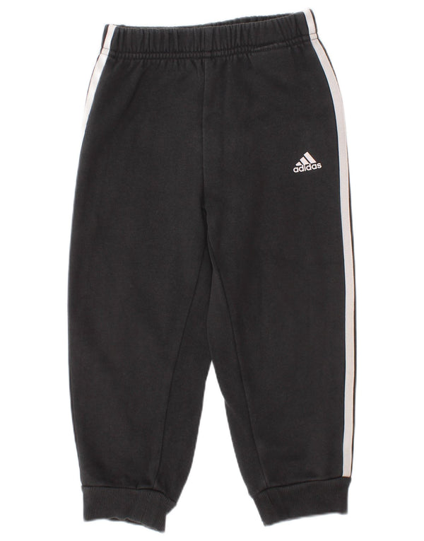 Spodnie dresowe Adidas Baby Boys Joggers 18-24 miesięcy Szara bawełna