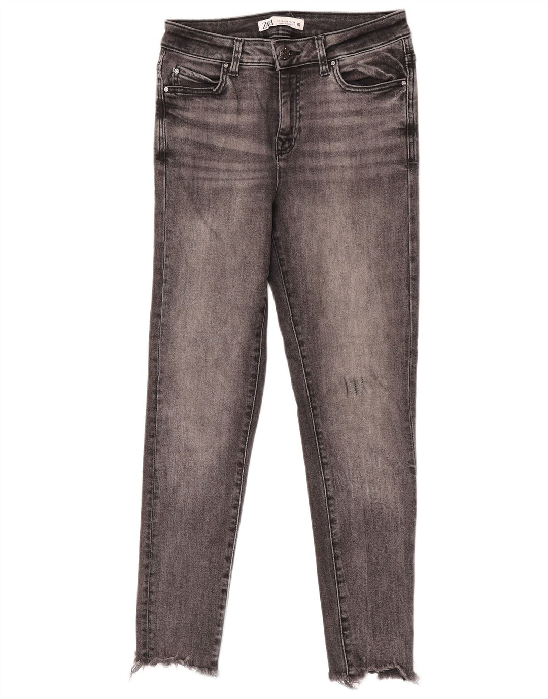 Damskie jeansy skinny Zara EU 38 Small W26 L27 Szare