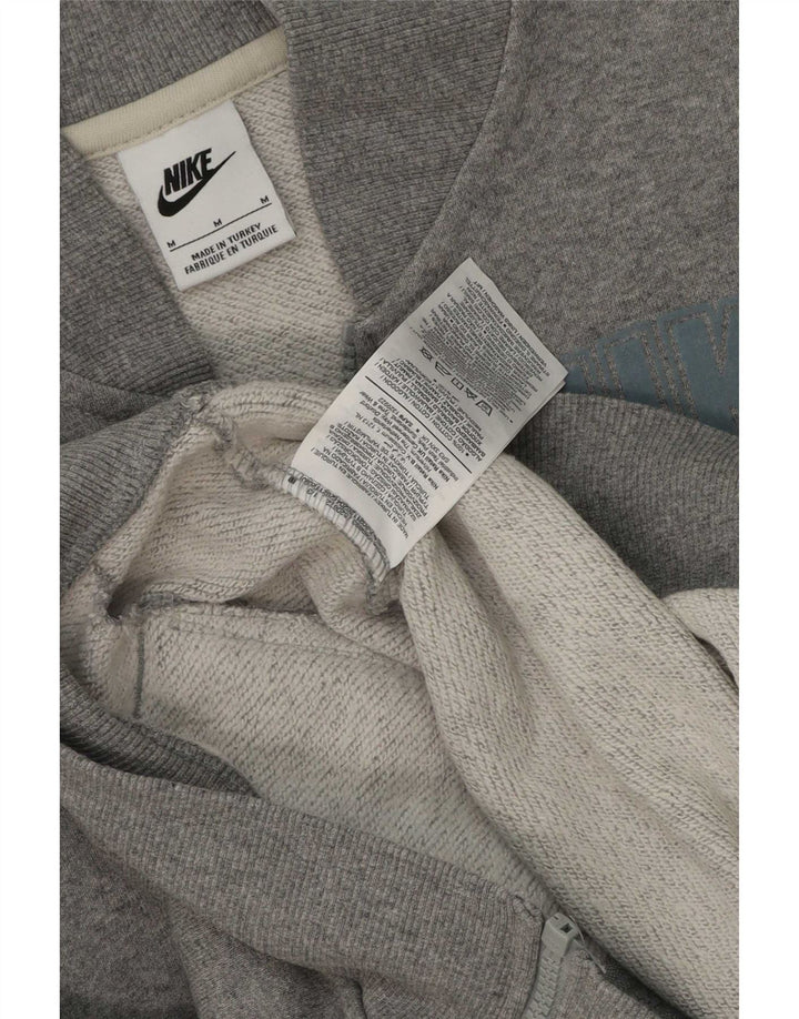 Męska kurtka dresowa Nike Graphic, bawełniana, w kolorze średniej szarości