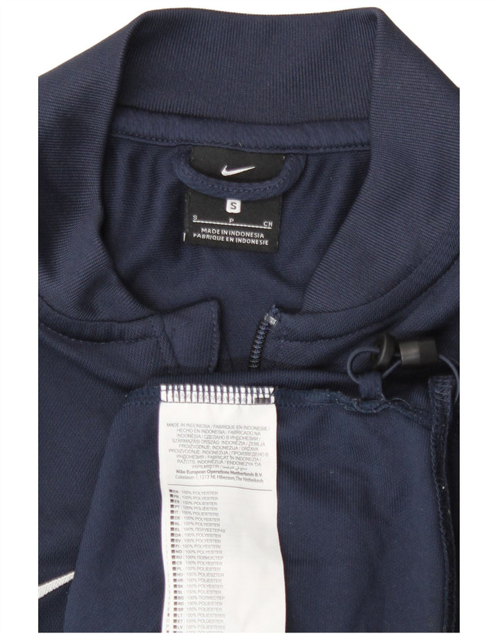 Kurtka męska dresowa Nike, mała, granatowa, poliestrowa, sportowa