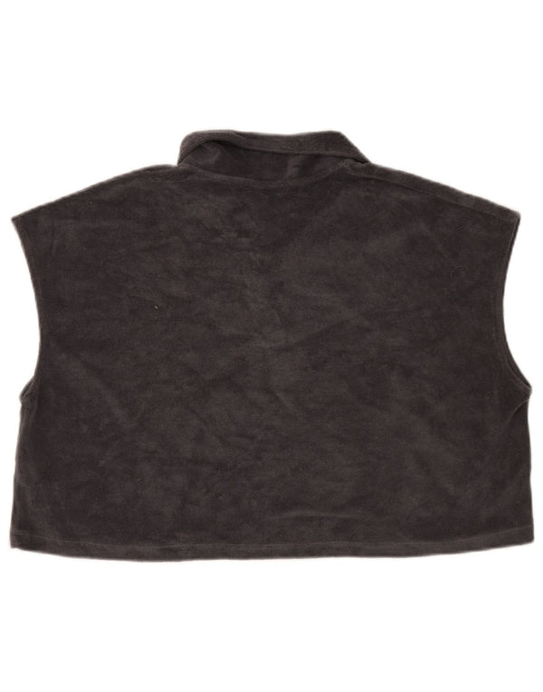 Damski sweter oversize z krótkim rękawem Zara, UK 14, średni szary