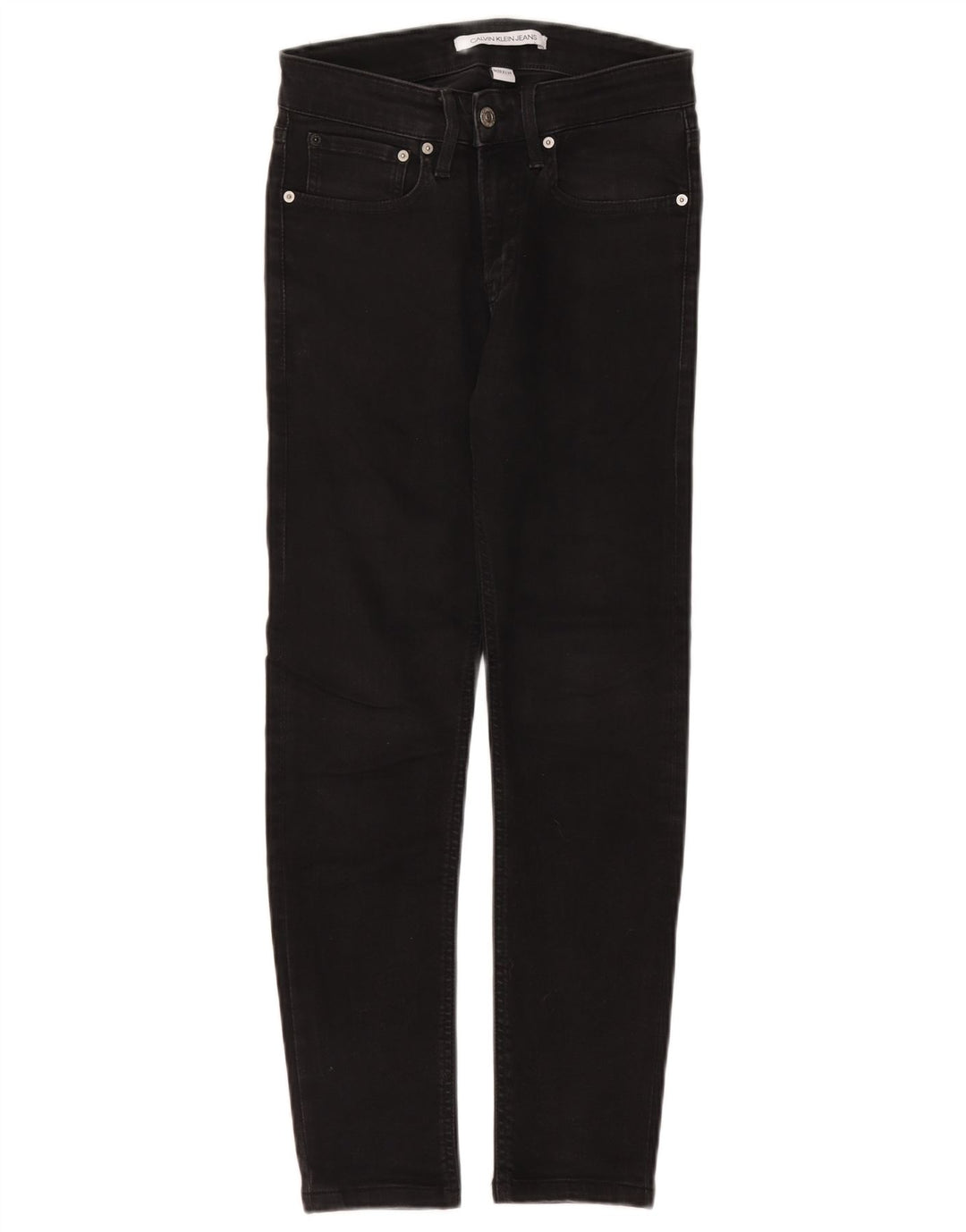 Damskie jeansy Calvin Klein W29 L26 Czarne bawełniane