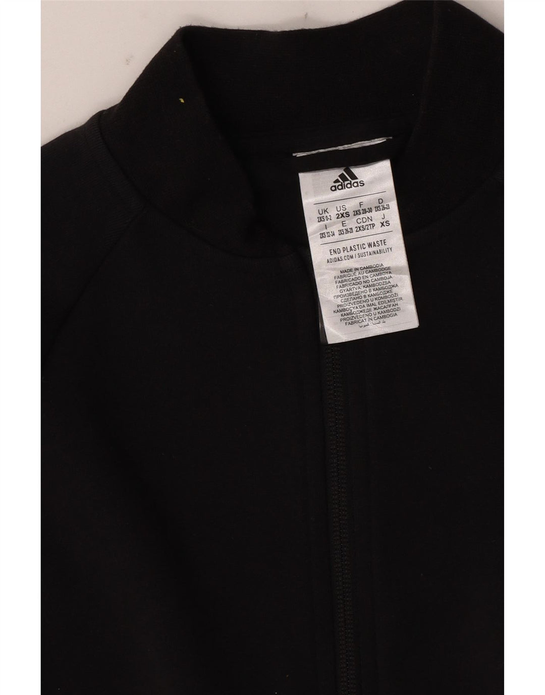 Damska bluza dresowa Adidas Graphic Oversized Top Jacket UK 0/2 2XS Czarna