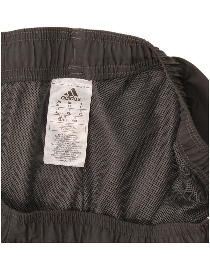 Męskie spodenki sportowe Adidas XL Szary poliester