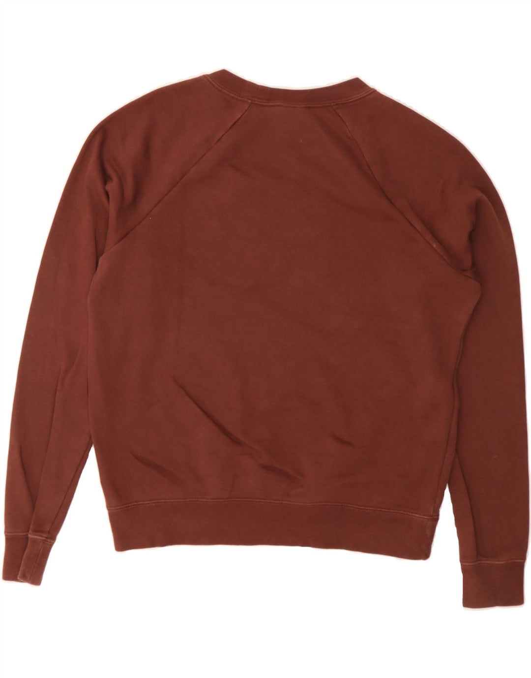NIKE Womens Sweatshirt Jumper UK 10 Small Brown Cotton Vintage Nike and Second-Hand Nike from Messina Hembry 