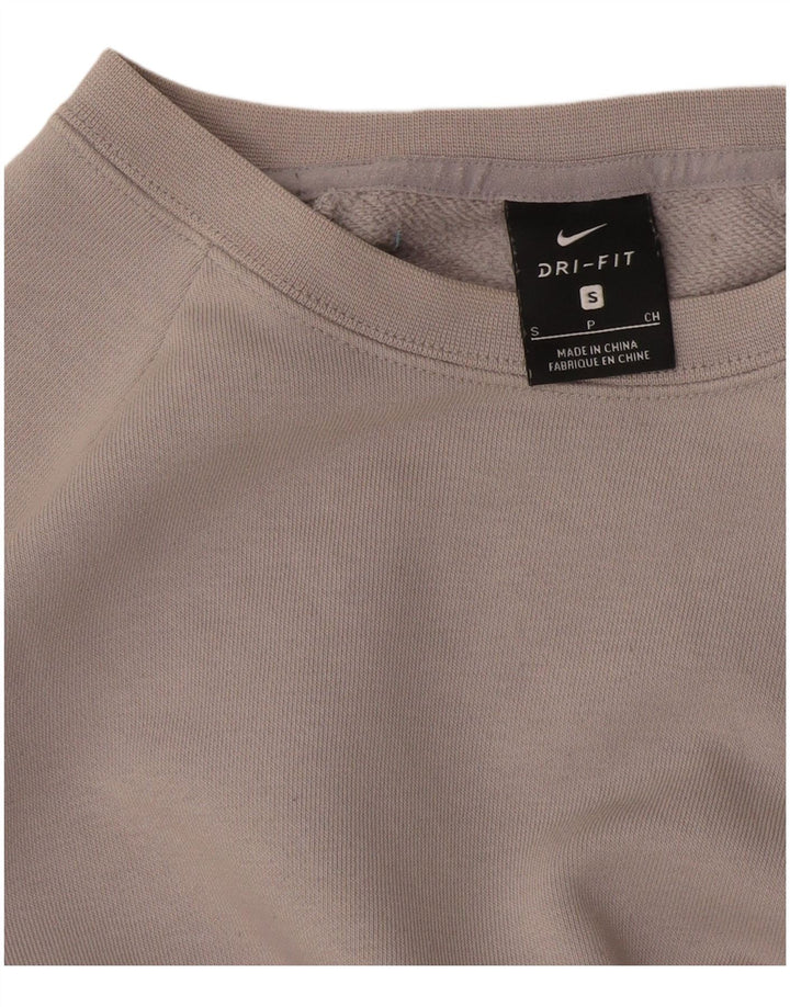 Damska bluza dresowa Nike Crop Oversize UK 10, mała, szara