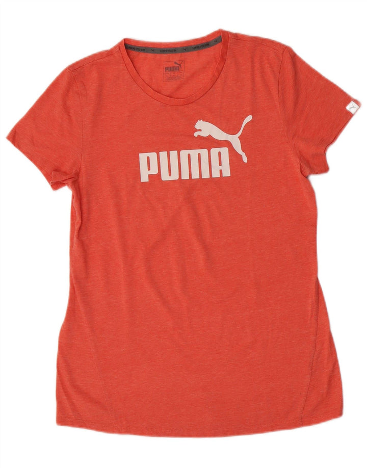 Damska koszulka z grafiką Puma Top UK 14, duża pomarańczowa