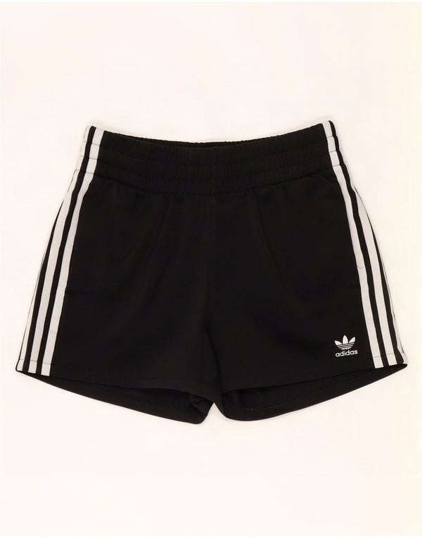 Damskie spodenki sportowe Adidas UK 10, małe, czarne, poliestrowe