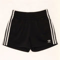 Damskie spodenki sportowe Adidas UK 10, małe, czarne, poliestrowe