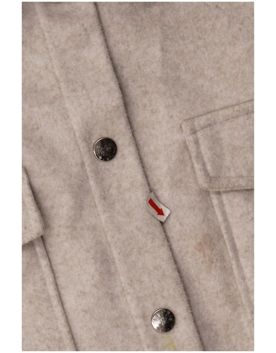 Damska koszula polarowa oversize Zara Shacket UK 16, duża, szara, poliester