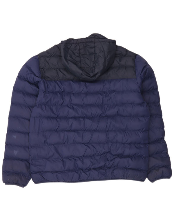 Męska ocieplana kurtka z kapturem Mountain Warehouse UK 44 2XL Granatowy poliamid