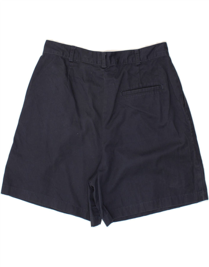 DOCKERS Womens Chino Shorts UK 12 Medium W30 Navy Blue Cotton Vintage Dockers and Second-Hand Dockers from Messina Hembry 