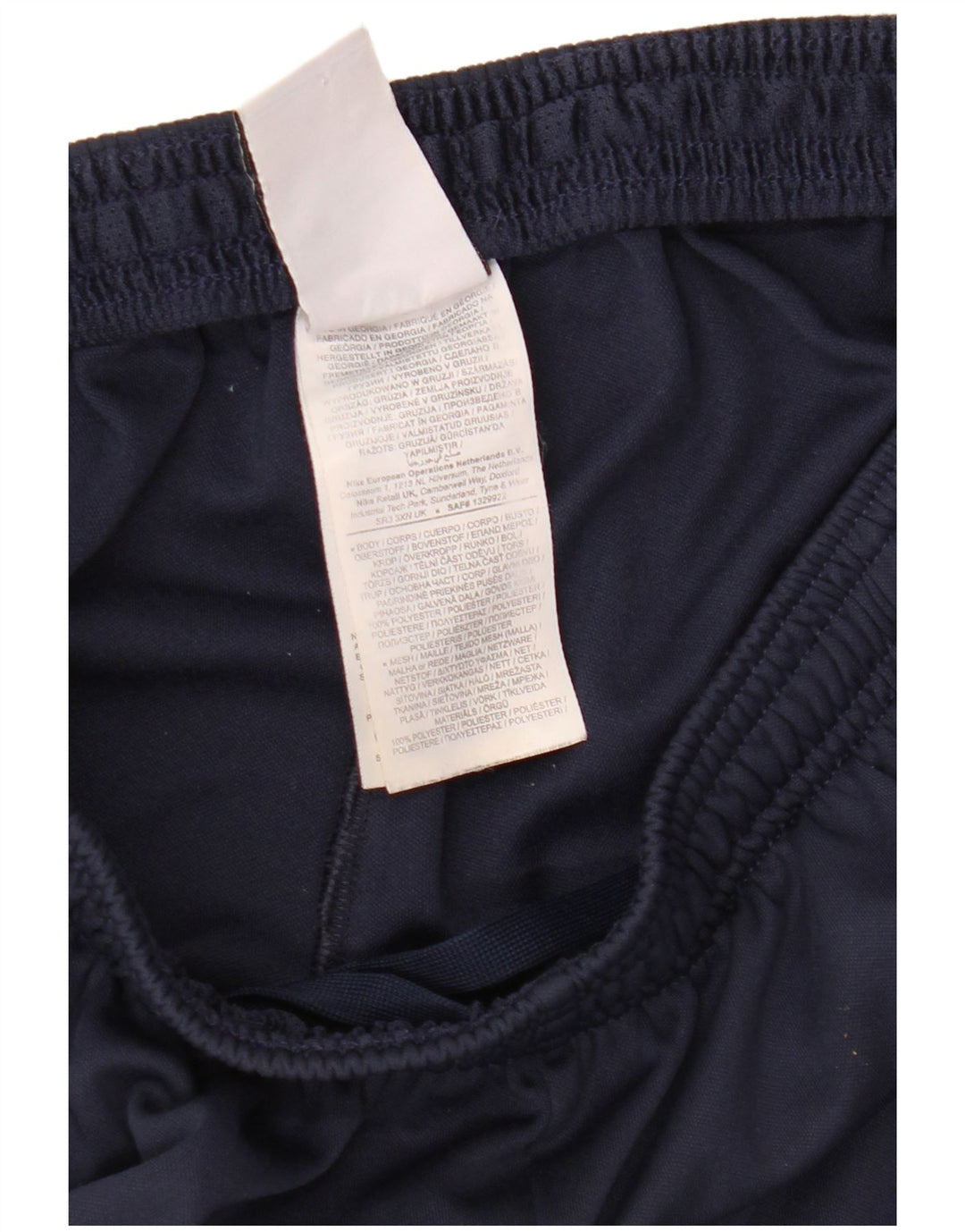Męskie spodnie dresowe Nike Dri Fit, duże, granatowe, z poliestru
