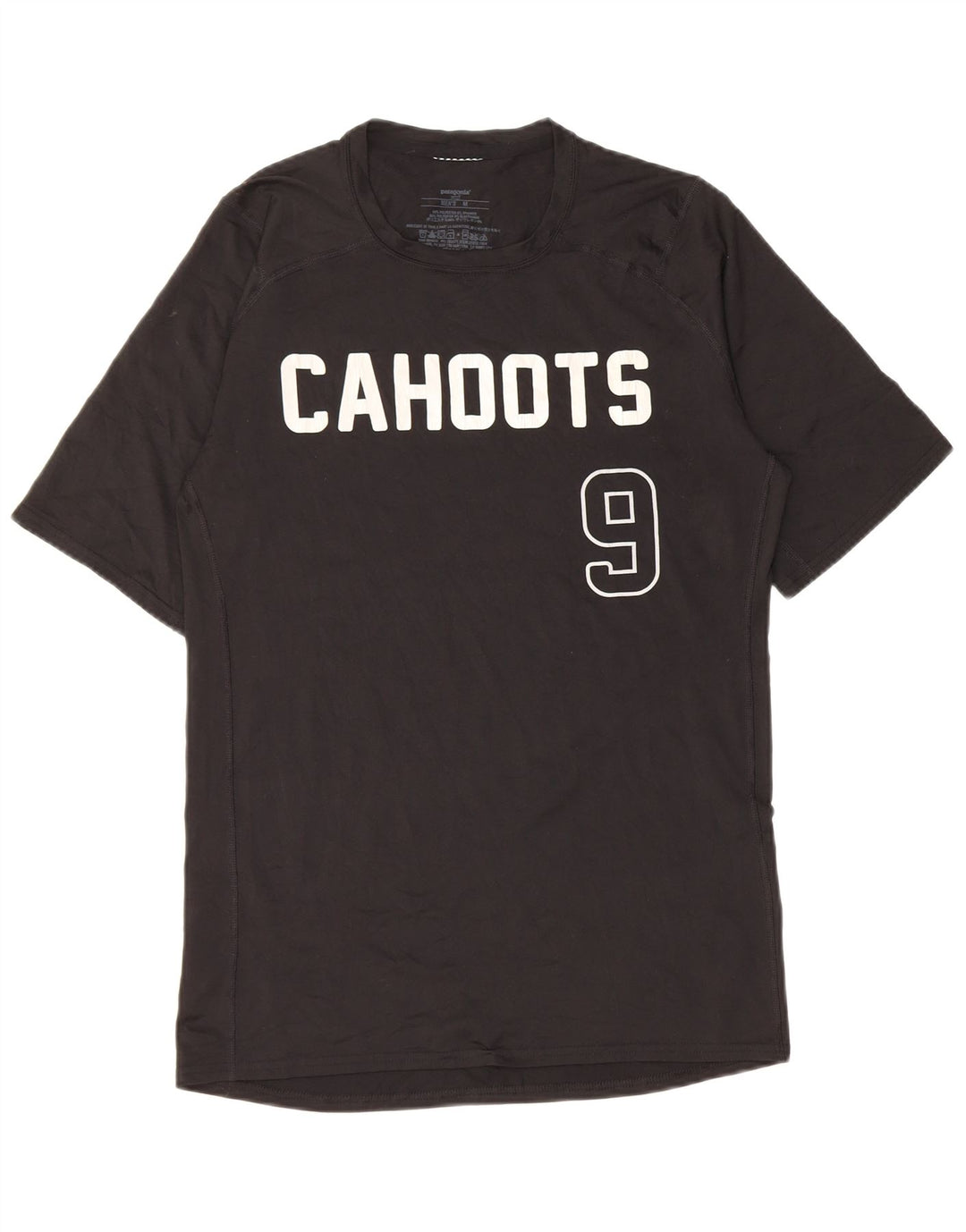 Męski T-shirt z grafiką Patagonia North Carolina, średni czarny poliester