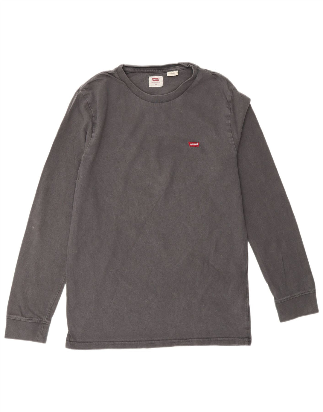 Damski top LEVI'S z długim rękawem, UK 6 XS, szara bawełna