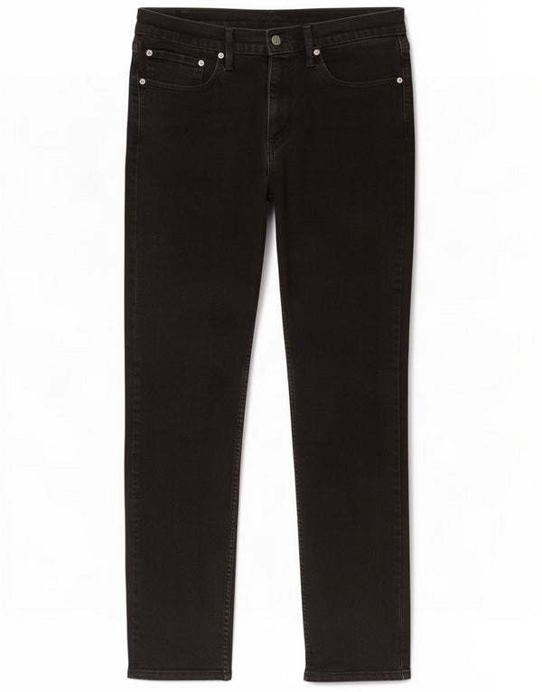 Męskie jeansy Levi's 512 Tapered W34 L32 Czarne bawełniane