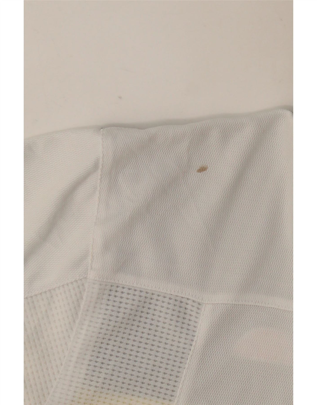 Męska koszulka polo ELLESSE, duża, biała, poliestrowa z blokami kolorów