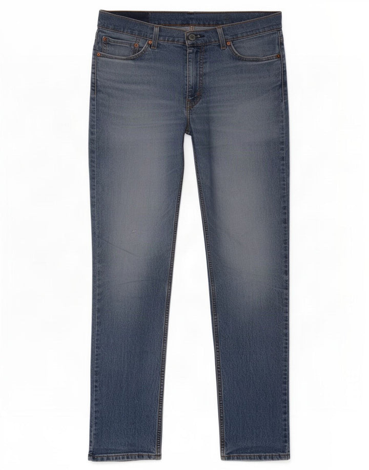Męskie jeansy Levi's 511 Slim W33 L34 Niebieska bawełna