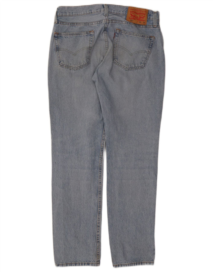 Męskie jeansy Levi's 511 Slim W33 L30 Niebieska bawełna
