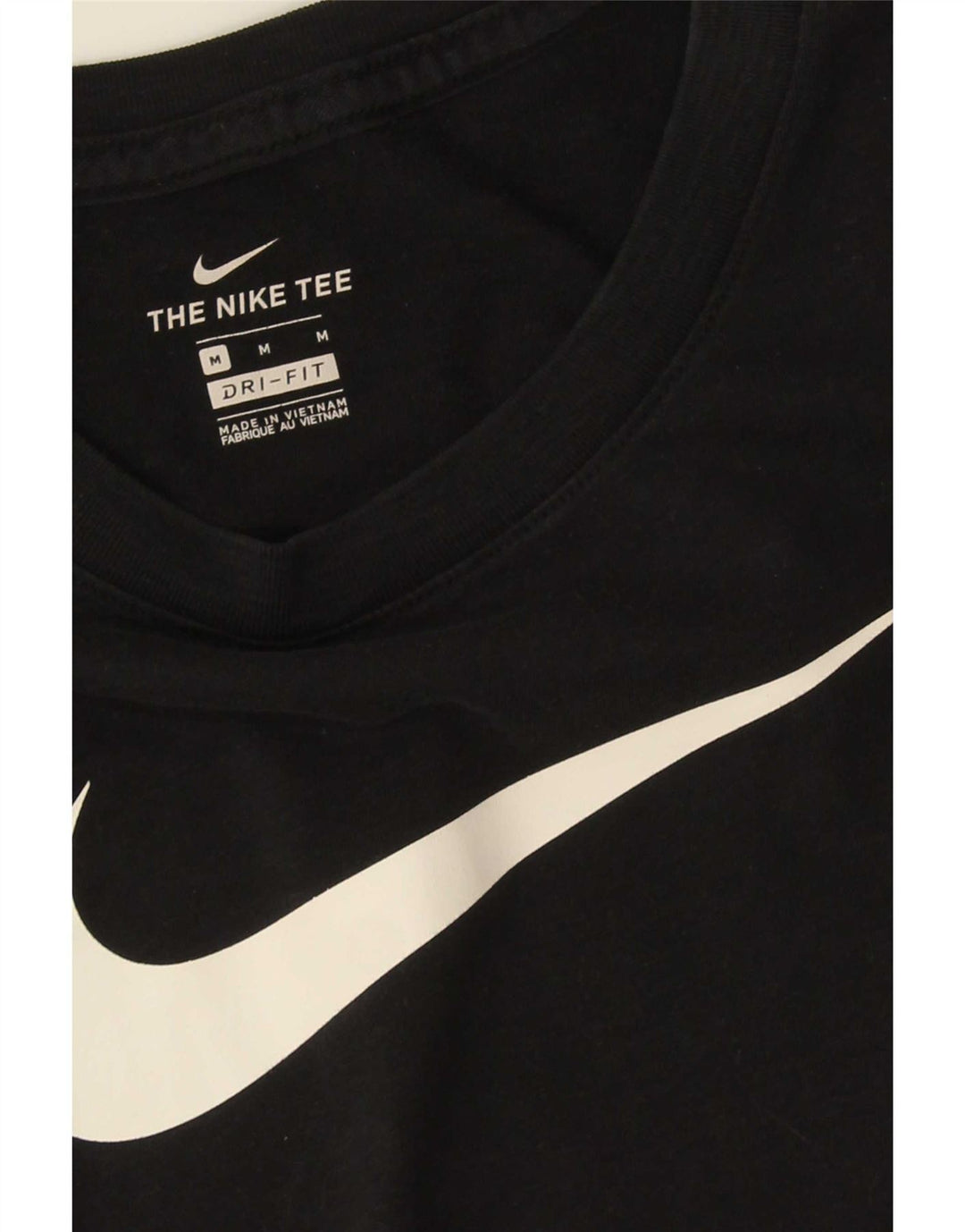 Damski T-shirt Nike Dri Fit Graphic Top UK 14 Średni Czarny