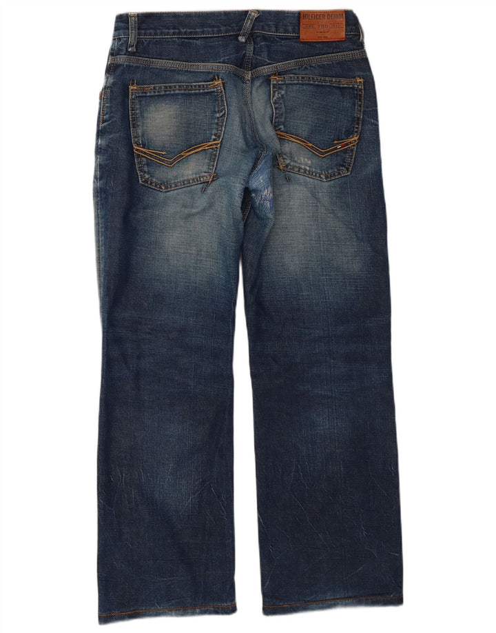 Męskie proste dżinsy Tommy Hilfiger W30 L28 niebieskie