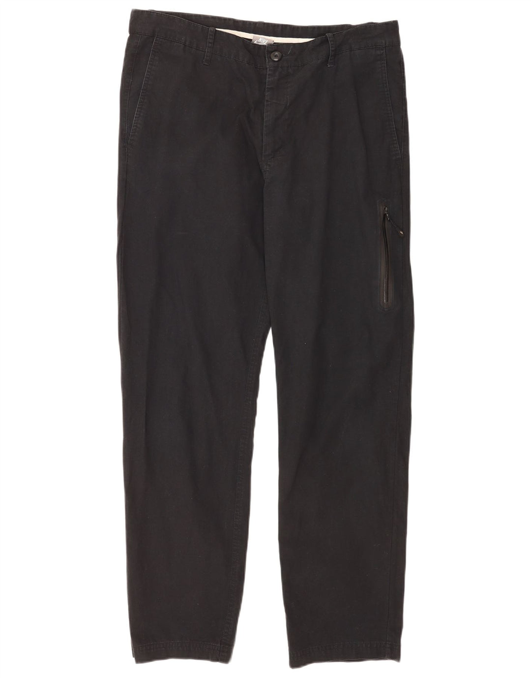Męskie spodnie cargo Nike Straight W34 L30 Czarna bawełna