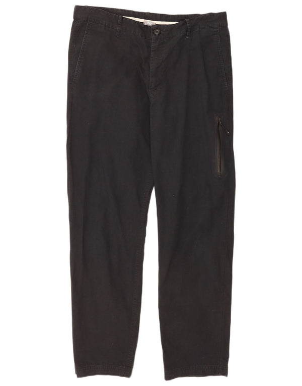 Męskie spodnie cargo Nike Straight W34 L30 Czarna bawełna