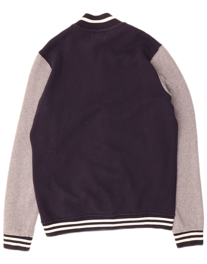 Męska kurtka Converse Graphic Varsity UK 40, duża granatowa, z blokami kolorów