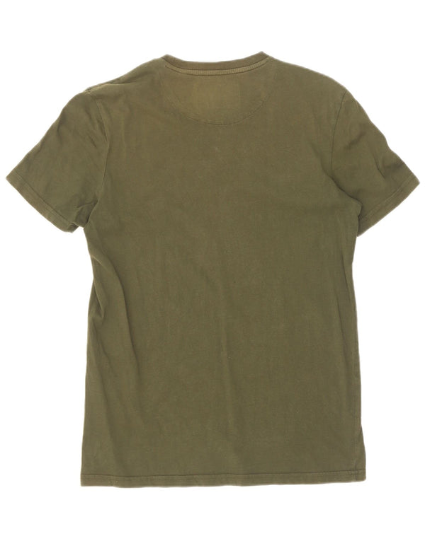 T-shirt męski Lyle & Scott, mały, bawełniany khaki