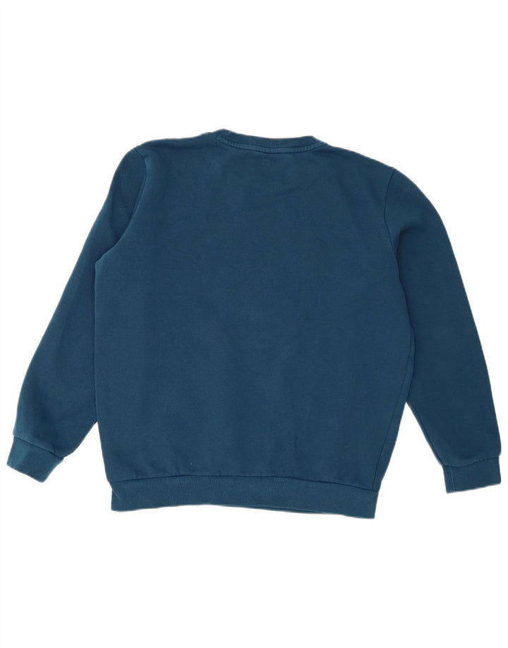 Damska bluza oversize Puma Jumper UK 10 Small Blue Cotton
