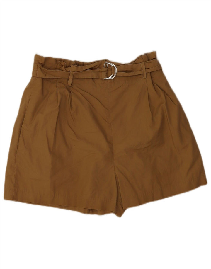 Spodenki damskie Zara Pegged Casual, średnie W28, brązowe