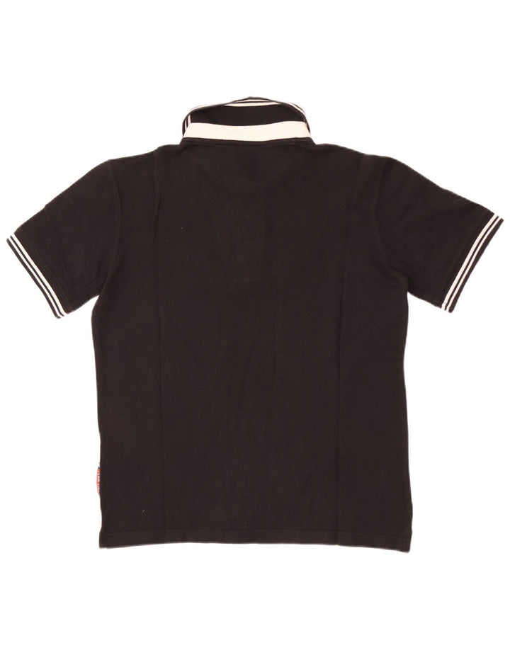 Męska koszulka polo do rugby Asics, mała czarna, bawełniana