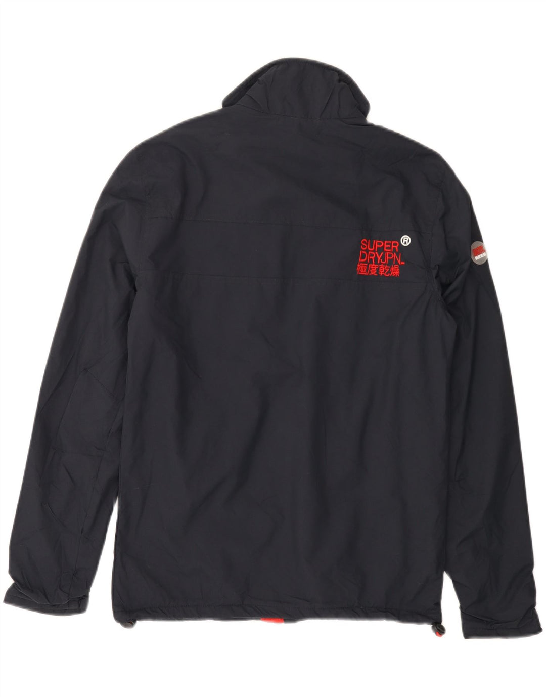 SUPERDRY Męska kurtka wiatrówka The Windhiker UK 36, mała granatowa