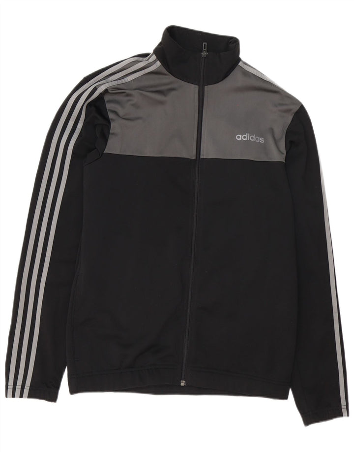 Męska kurtka dresowa Adidas UK 40/42 w kolorze średniej czarnej