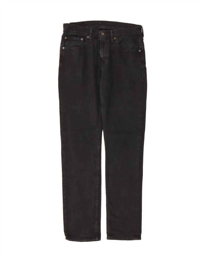 LEVI'S Mens Straight Jeans W31 L32 Black Cotton Vintage Levi's and Second-Hand Levi's from Messina Hembry 