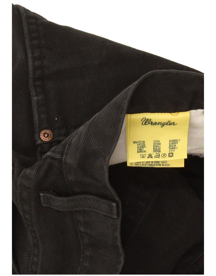 Męskie jeansy Wrangler Texas Straight W36 L32, czarne, bawełniane