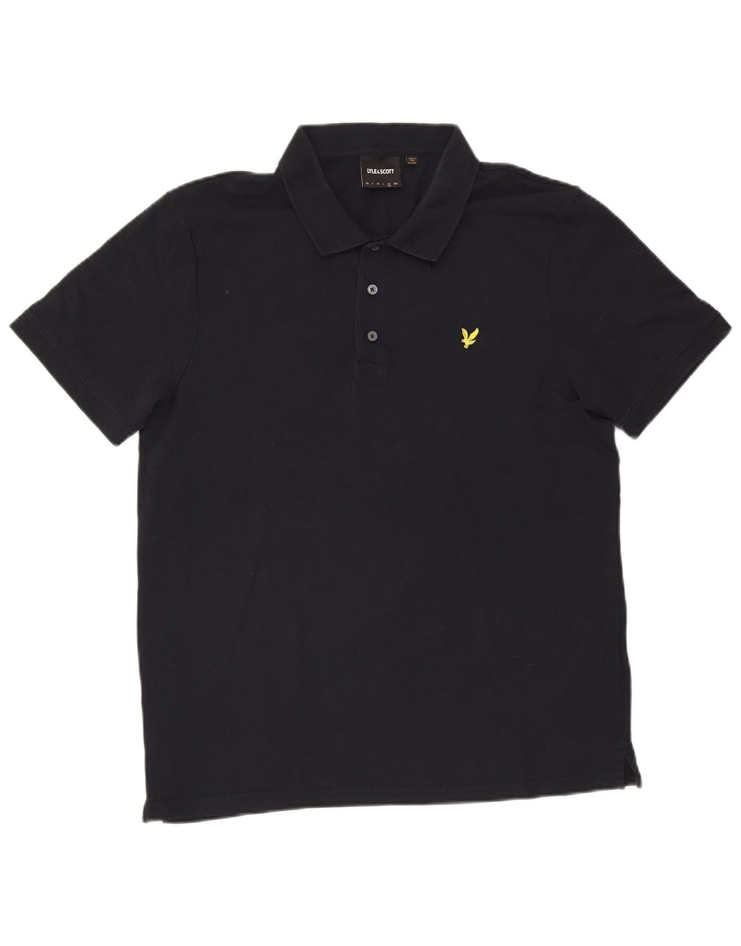 Męska koszulka polo Lyle & Scott XL, granatowa, bawełniana