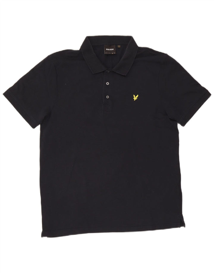 Męska koszulka polo Lyle & Scott XL, granatowa, bawełniana