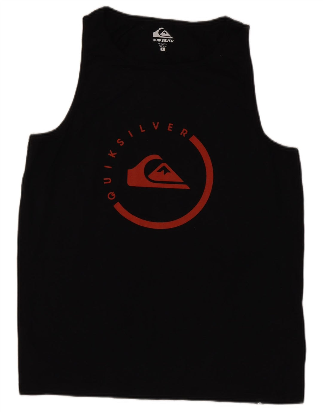 Męska kamizelka z grafiką Quiksilver, duża, czarna, bawełniana