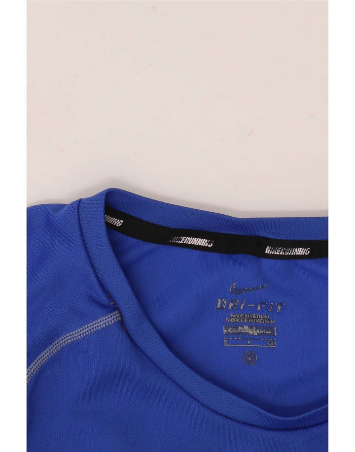 T-shirt męski Nike Dri Fit, mały, niebieski